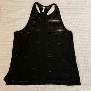 Athleta High Neck Mesh Tank